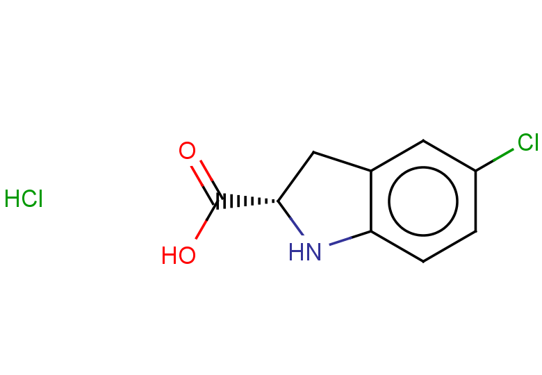 (2S)-5-chloro-2,3-dihydro-1H-indole-2-carboxylic acid hydrochloride