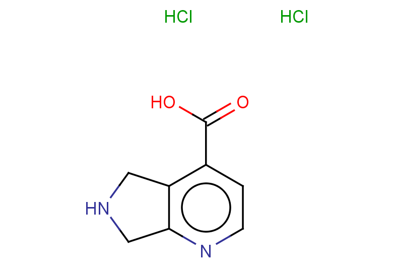 5H,6H,7H-pyrrolo[3,4-b]pyridine-4-carboxylic acid dihydrochloride