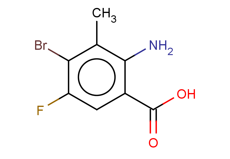 2-amino-4-bromo-5-fluoro-3-methylbenzoic acid
