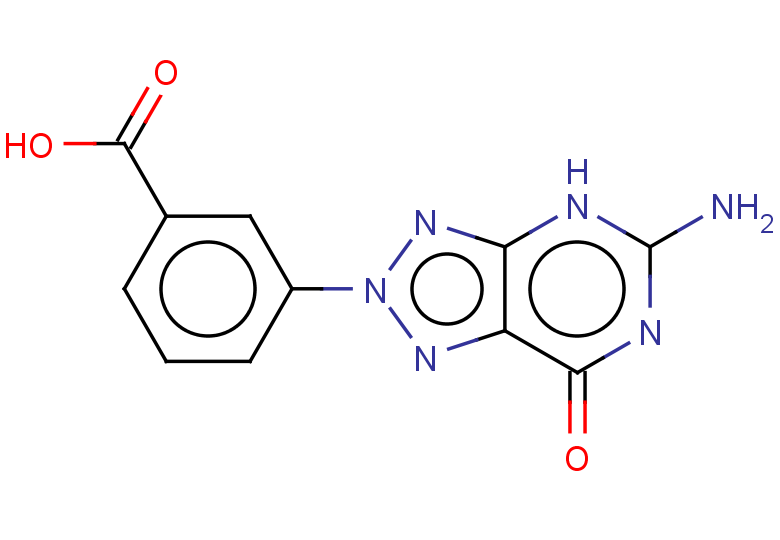 3-{5-amino-7-oxo-2H,4H,7H-[1,2,3]triazolo[4,5-d]pyrimidin-2-yl}benzoic acid