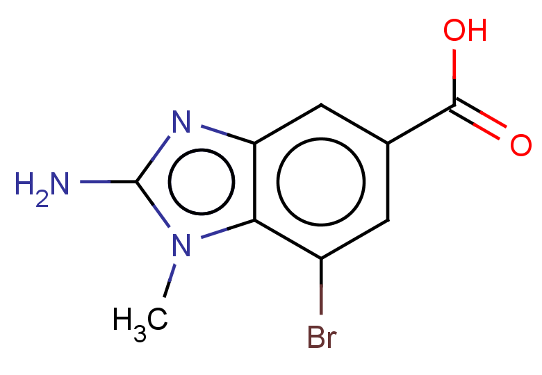 2-amino-7-bromo-1-methyl-1H-1,3-benzodiazole-5-carboxylic acid