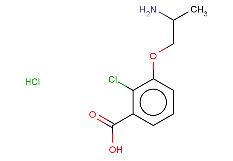3-(2-aminopropoxy)-2-chlorobenzoic acid hydrochloride