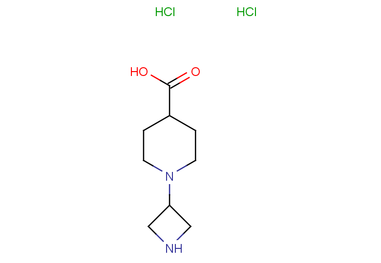 1-(azetidin-3-yl)piperidine-4-carboxylic acid dihydrochloride