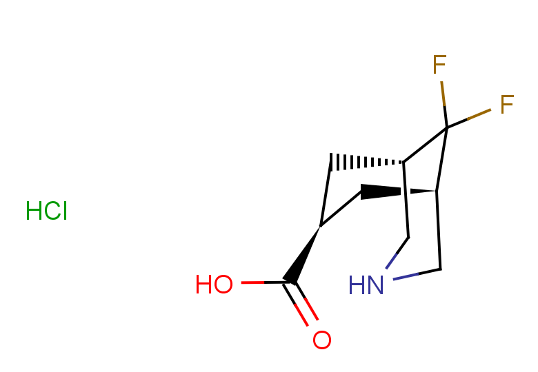 (1R,5S,7s)-9,9-difluoro-3-azabicyclo[3.3.1]nonane-7-carboxylic acid hydrochloride
