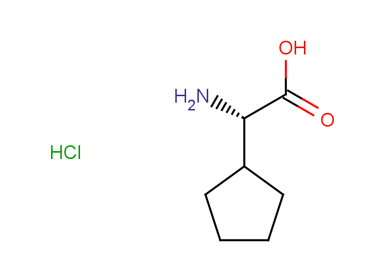 (2S)-2-amino-2-cyclopentylacetic acid hydrochloride