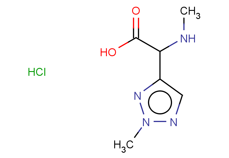 2-(2-methyl-2H-1,2,3-triazol-4-yl)-2-(methylamino)acetic acid hydrochloride
