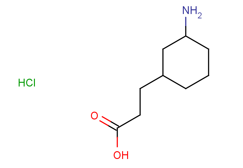 3-(3-aminocyclohexyl)propanoic acid hydrochloride, Mixture of diastereomers