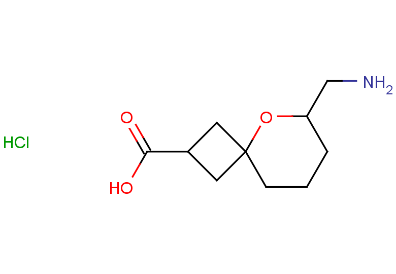 6-(aminomethyl)-5-oxaspiro[3.5]nonane-2-carboxylic acid hydrochloride