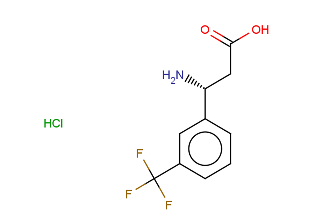 (3R)-3-amino-3-[3-(trifluoromethyl)phenyl]propanoic acid hydrochloride