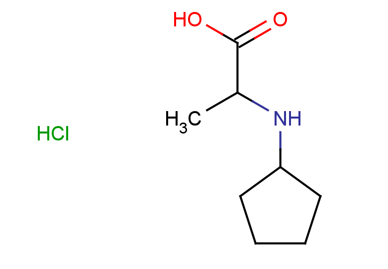 2-(cyclopentylamino)propanoic acid hydrochloride