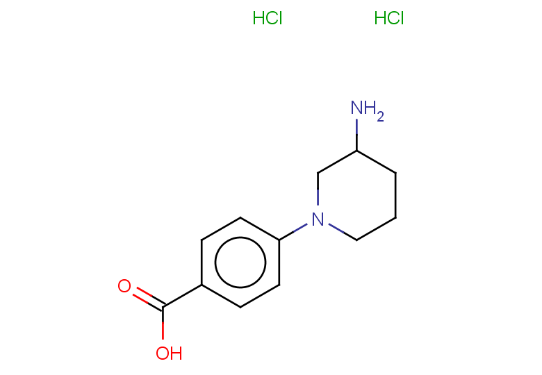 4-(3-aminopiperidin-1-yl)benzoic acid dihydrochloride