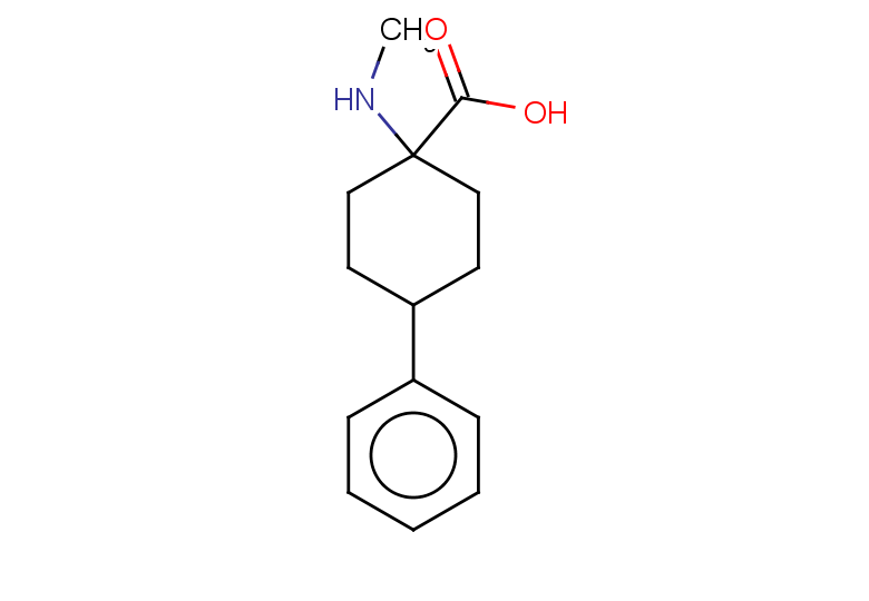 1-(methylamino)-4-phenylcyclohexane-1-carboxylic acid