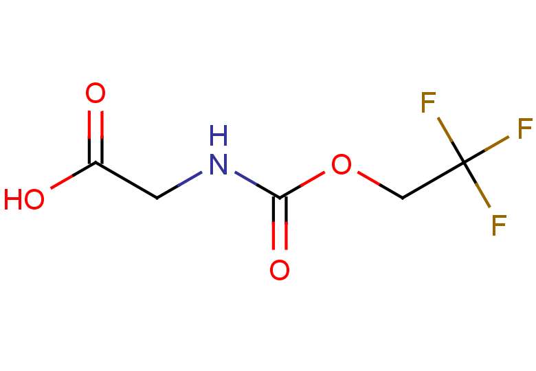2-{[(2,2,2-trifluoroethoxy)carbonyl]amino}acetic acid