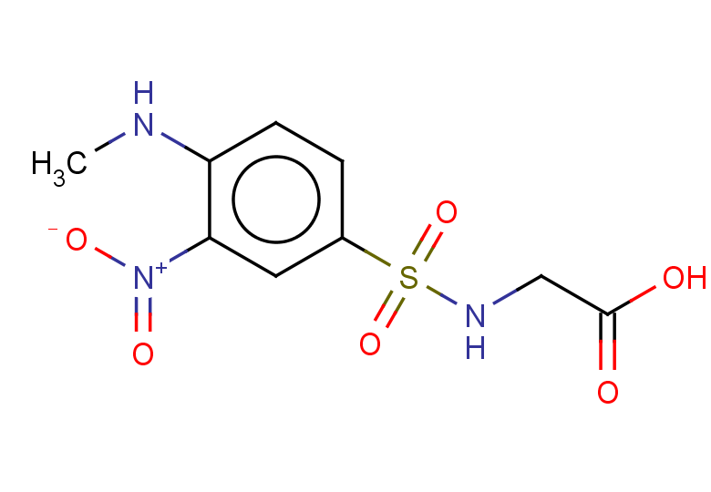 2-[4-(methylamino)-3-nitrobenzenesulfonamido]acetic acid