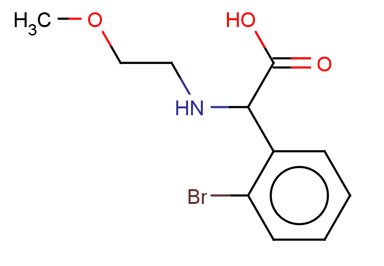 2-(2-bromophenyl)-2-[(2-methoxyethyl)amino]acetic acid