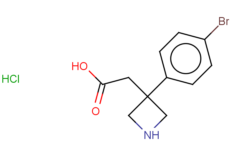 2-[3-(4-bromophenyl)azetidin-3-yl]acetic acid hydrochloride