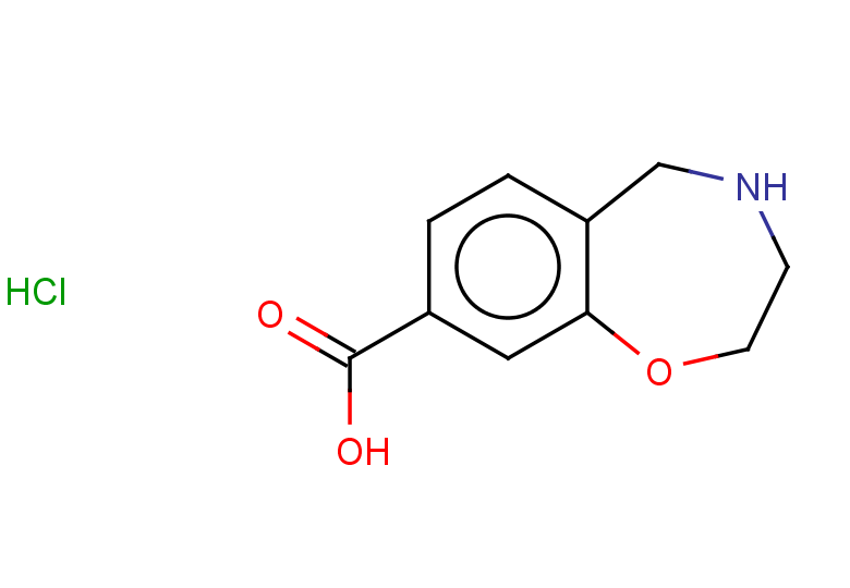 2,3,4,5-tetrahydro-1,4-benzoxazepine-8-carboxylic acid hydrochloride