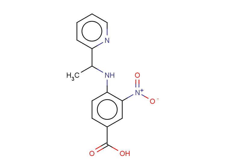 3-nitro-4-{[1-(pyridin-2-yl)ethyl]amino}benzoic acid