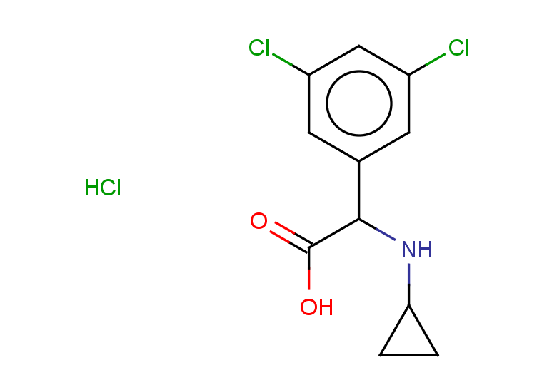 2-(cyclopropylamino)-2-(3,5-dichlorophenyl)acetic acid hydrochloride