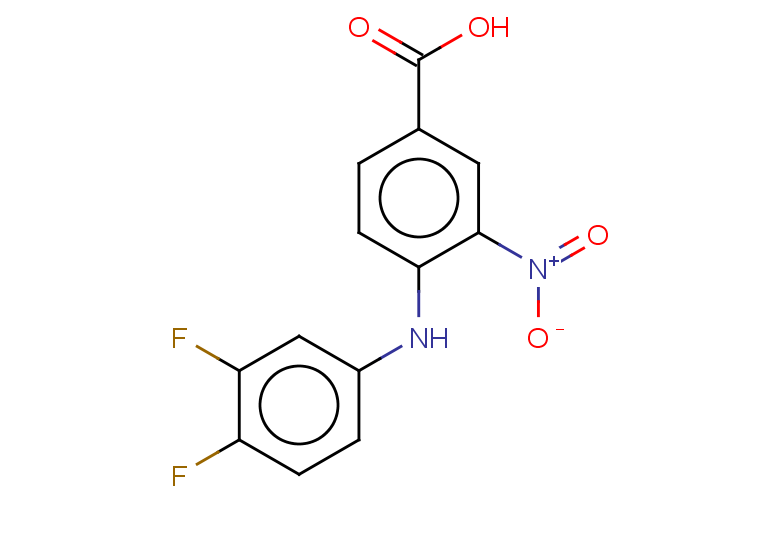 4-[(3,4-difluorophenyl)amino]-3-nitrobenzoic acid