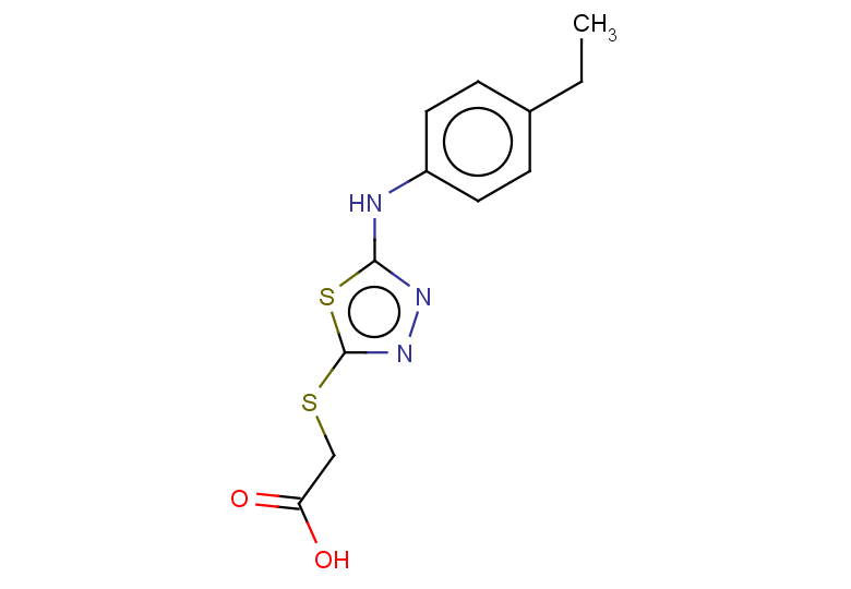 2-({5-[(4-ethylphenyl)amino]-1,3,4-thiadiazol-2-yl}sulfanyl)acetic acid