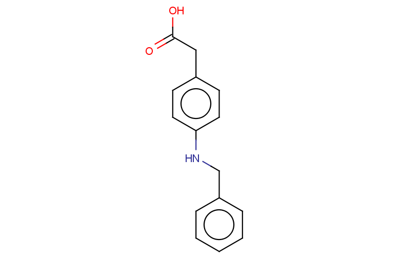 2-[4-(benzylamino)phenyl]acetic acid