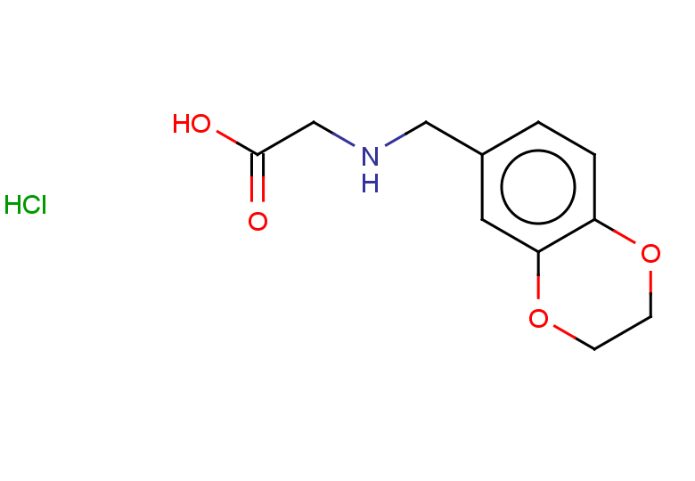 2-[(2,3-dihydro-1,4-benzodioxin-6-ylmethyl)amino]acetic acid hydrochloride