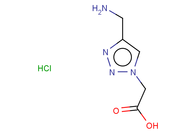 2-[4-(aminomethyl)-1H-1,2,3-triazol-1-yl]acetic acid hydrochloride