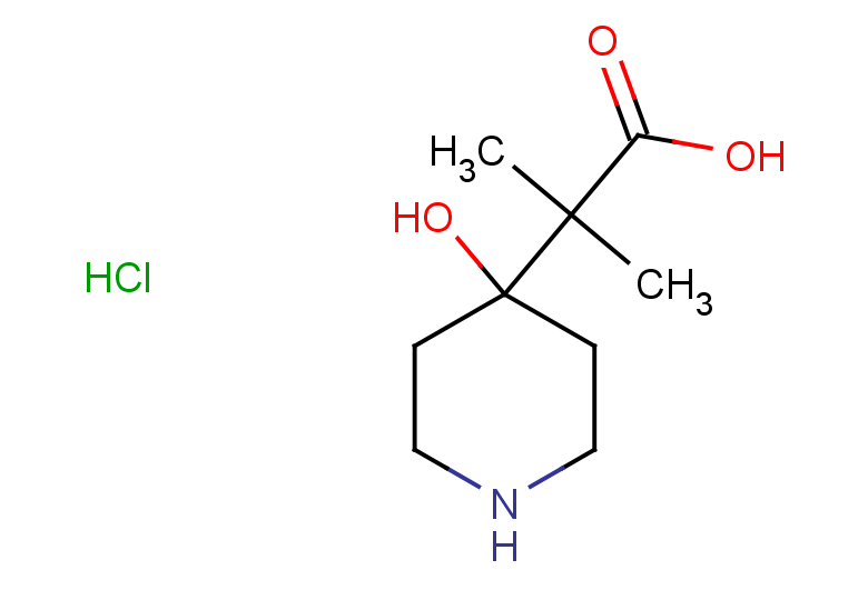 2-(4-hydroxypiperidin-4-yl)-2-methylpropanoic acid hydrochloride