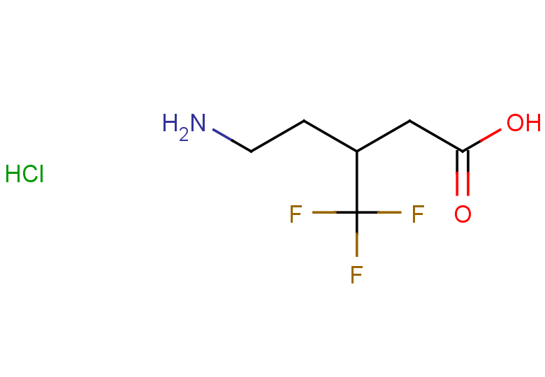 5-amino-3-(trifluoromethyl)pentanoic acid hydrochloride