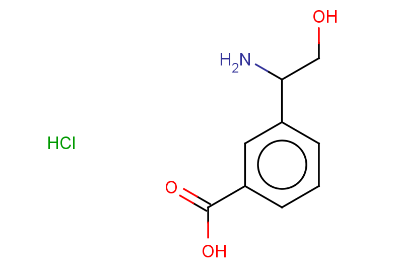 3-(1-amino-2-hydroxyethyl)benzoic acid hydrochloride