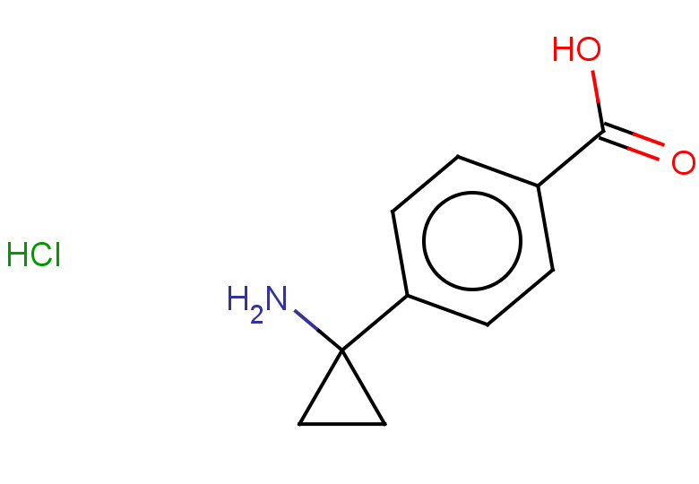 4-(1-aminocyclopropyl)benzoic acid hydrochloride