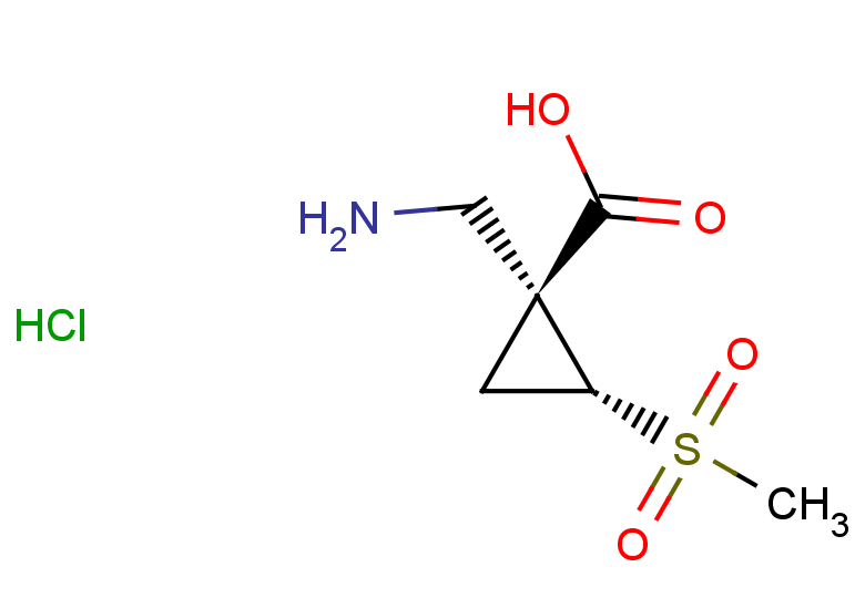 rac-(1R,2R)-1-(aminomethyl)-2-methanesulfonylcyclopropane-1-carboxylic acid hydrochloride, trans