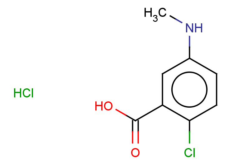 2-chloro-5-(methylamino)benzoic acid hydrochloride