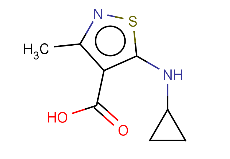 5-(cyclopropylamino)-3-methyl-1,2-thiazole-4-carboxylic acid