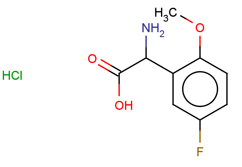 2-amino-2-(5-fluoro-2-methoxyphenyl)acetic acid hydrochloride