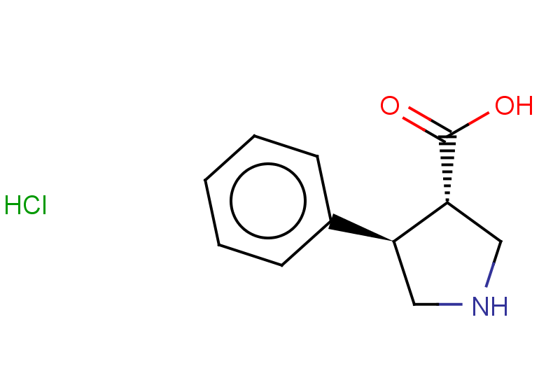 rac-(3R,4S)-4-phenylpyrrolidine-3-carboxylic acid hydrochloride, trans