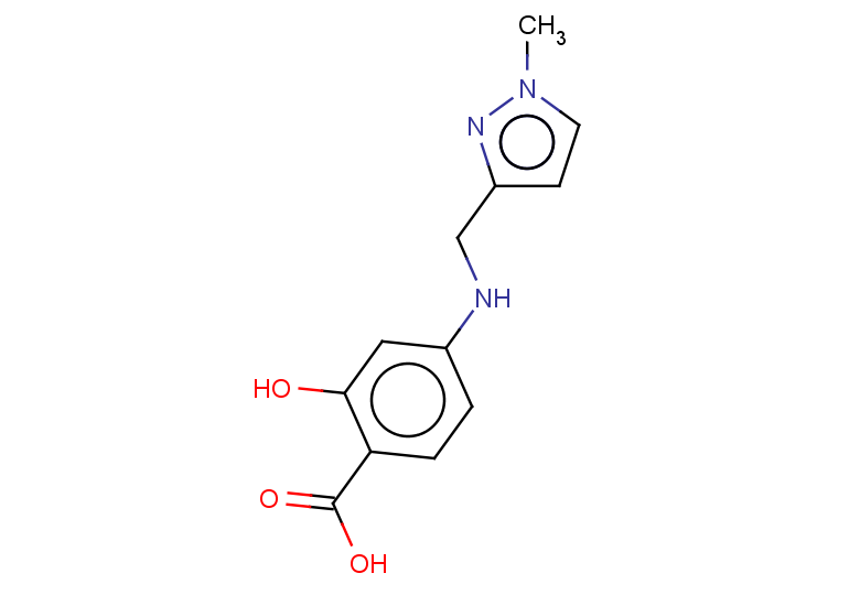 2-hydroxy-4-{[(1-methyl-1H-pyrazol-3-yl)methyl]amino}benzoic acid