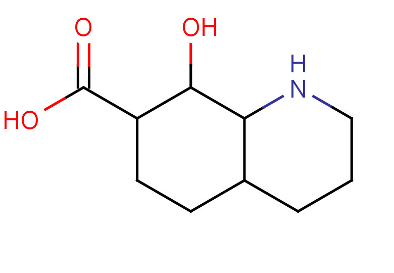 8-hydroxy-decahydroquinoline-7-carboxylic acid
