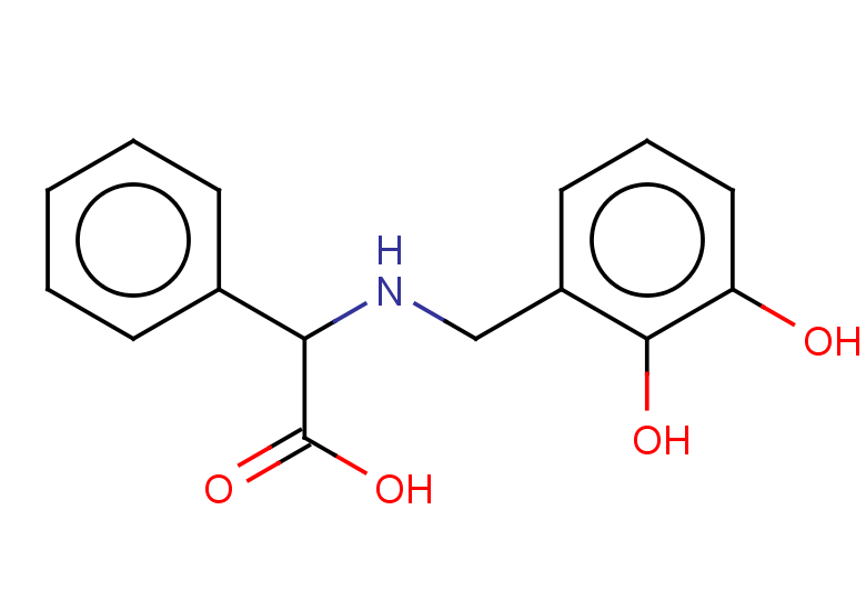 2-{[(2,3-dihydroxyphenyl)methyl]amino}-2-phenylacetic acid
