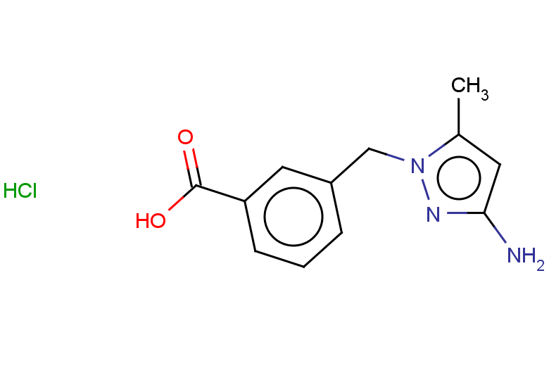 3-[(3-amino-5-methyl-1H-pyrazol-1-yl)methyl]benzoic acid hydrochloride