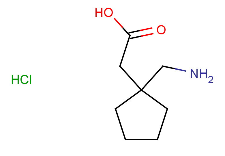 2-[1-(aminomethyl)cyclopentyl]acetic acid hydrochloride