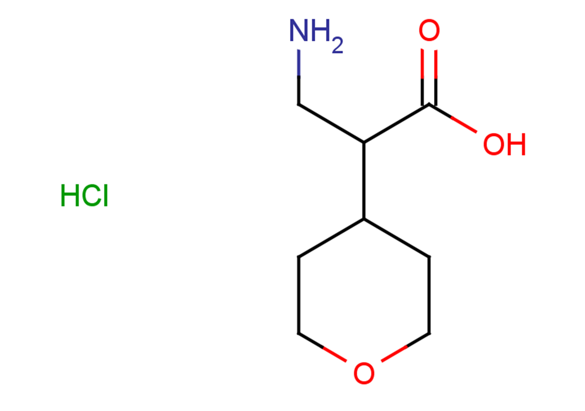 3-amino-2-(oxan-4-yl)propanoic acid hydrochloride