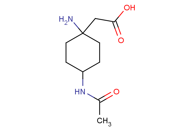 2-(1-amino-4-acetamidocyclohexyl)acetic acid, Mixture of diastereomers