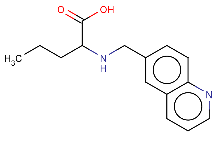 2-[(quinolin-6-ylmethyl)amino]pentanoic acid