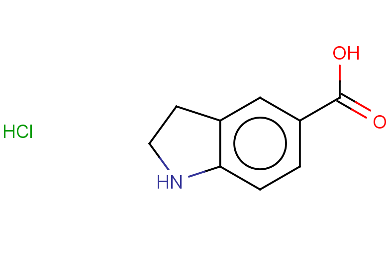 2,3-dihydro-1H-indole-5-carboxylic acid hydrochloride