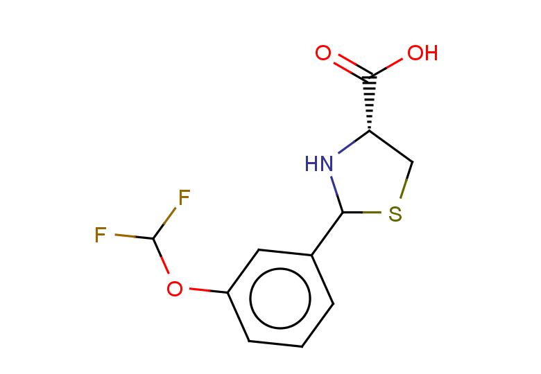 (4R)-2-[3-(difluoromethoxy)phenyl]-1,3-thiazolidine-4-carboxylic acid