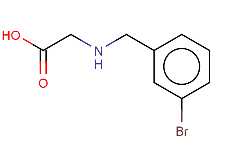 2-{[(3-bromophenyl)methyl]amino}acetic acid