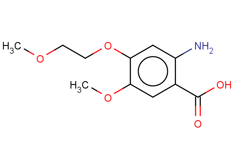 2-amino-5-methoxy-4-(2-methoxyethoxy)benzoic acid