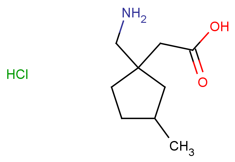 2-[1-(aminomethyl)-3-methylcyclopentyl]acetic acid hydrochloride